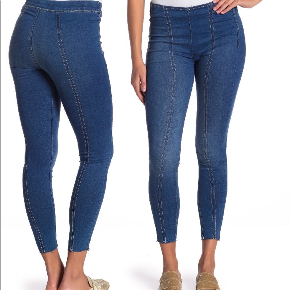 Free People | Seamed Skinny Jeans